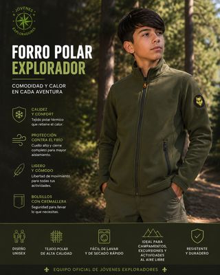 Sudadera Térmica Oficial Jóvenes Exploradores