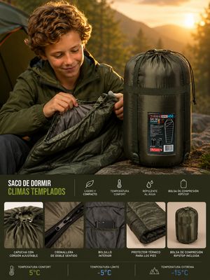 Saco de Dormir Térmico Explorer ThermoBag 400 Saco de Dormir Térmico Explorer ThermoBag 400