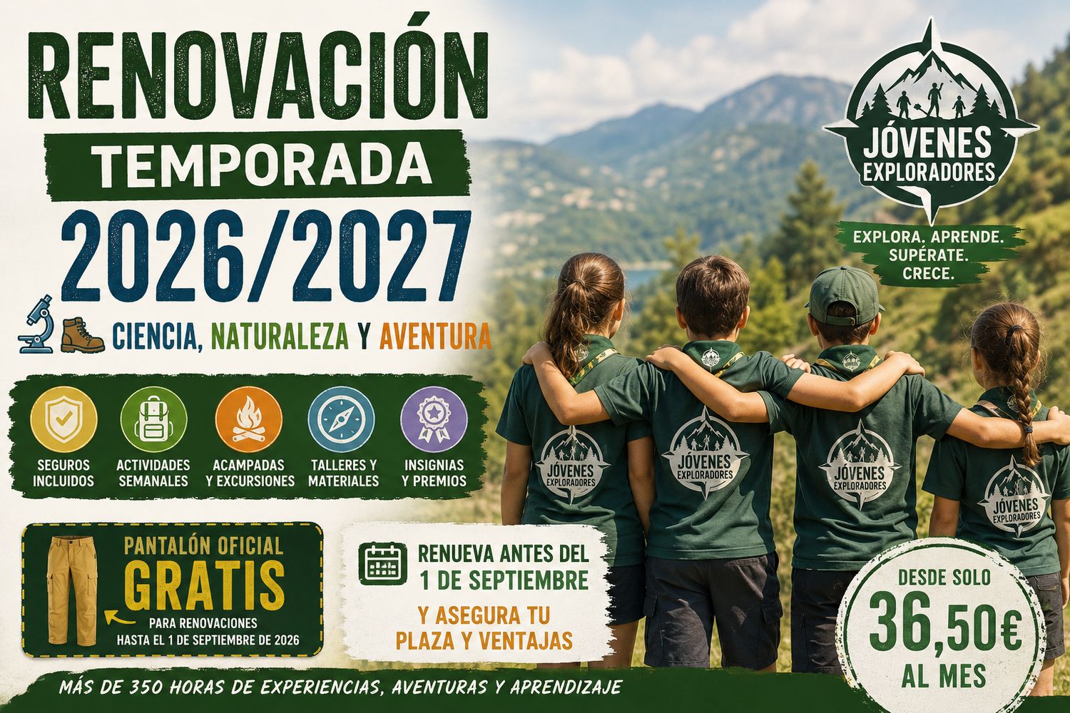 Renovación Matrículas Temporada 2026/2027
