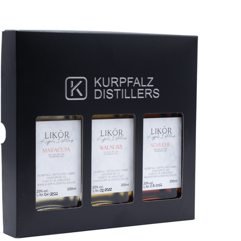 Likör Geschenkbox 3er Set á 200 ml Likör Geschenkbox 3er Set á 200 ml