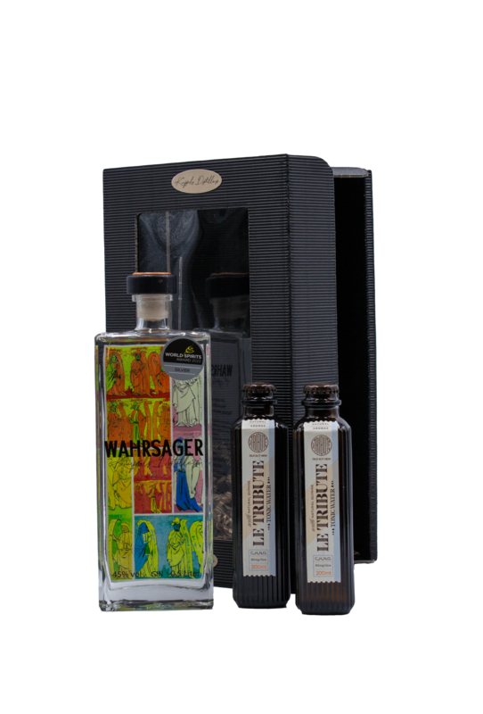 Geschenk-Set Wahrsager Gin und 2 x Le Tribute Tonicwater Geschenk-Set Wahrsager Gin und 2 x Le Tribute Tonicwater