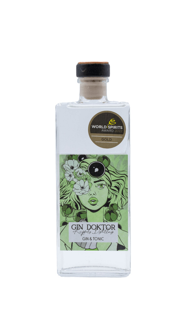 GIN DOKTOR 45% vol. GIN mit TONIC  200ml