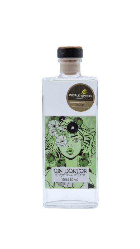 GIN DOKTOR 45% vol. GIN mit TONIC 200ml GIN DOKTOR 45% vol. GIN mit TONIC 200ml