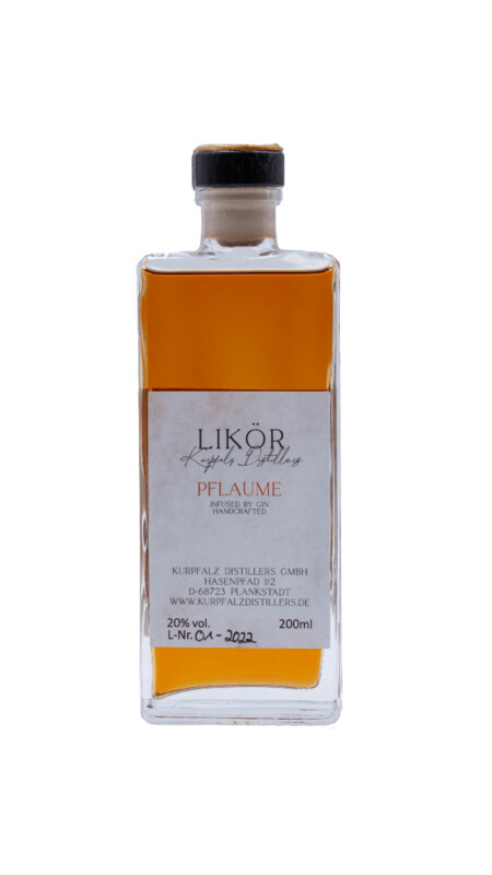 Pflaume Likör 20% vol. Pflaume Likör 20% vol.