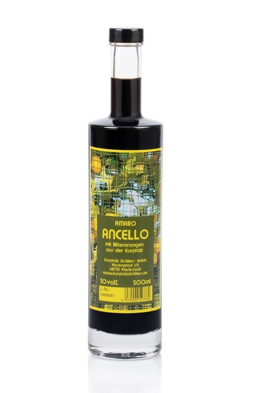 ANCELLO Amaro Kräuterbitter 30% vol. 500ml ANCELLO Amaro Kräuterbitter 30% vol. 500ml