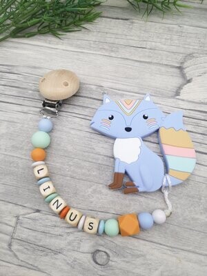 Beißkette Fuchs blau