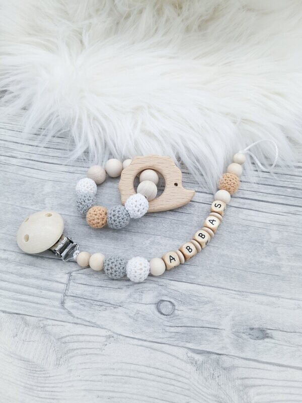 Set Igel grau, beige