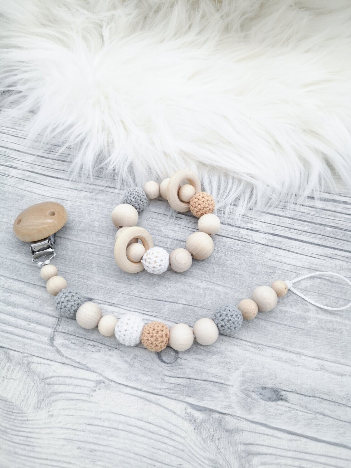 Set  grau, beige