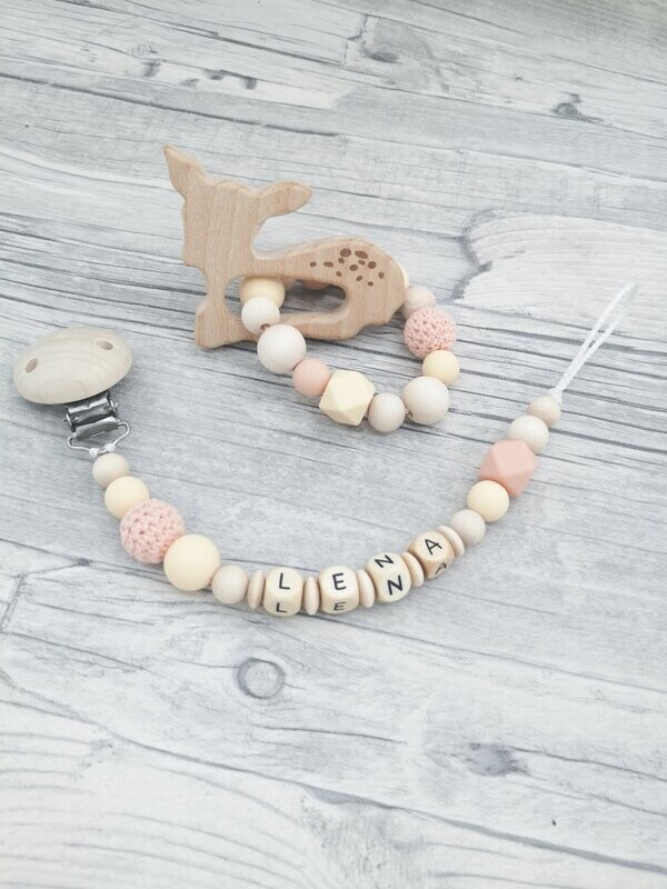Set Reh apricot, beige