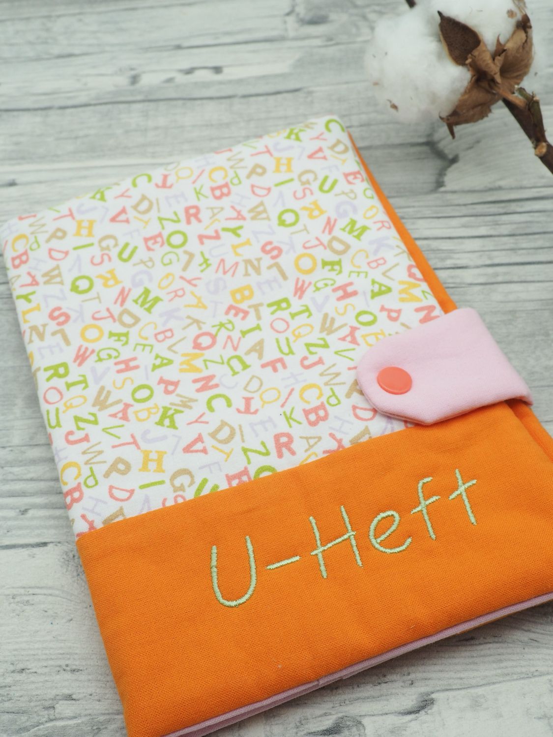U-Heft Hülle Buchstaben