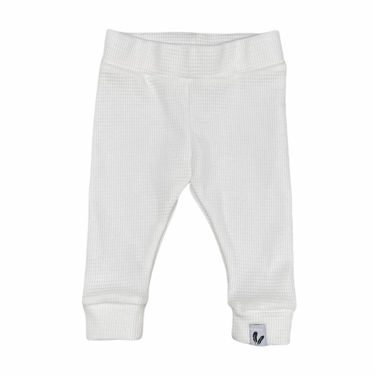 Newborn broekje waffle ecru
