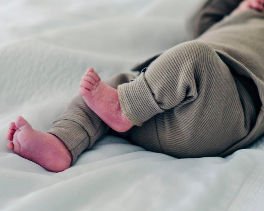 Newborn set rib taupe