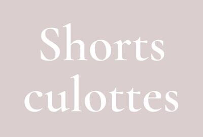 Shorts culottes