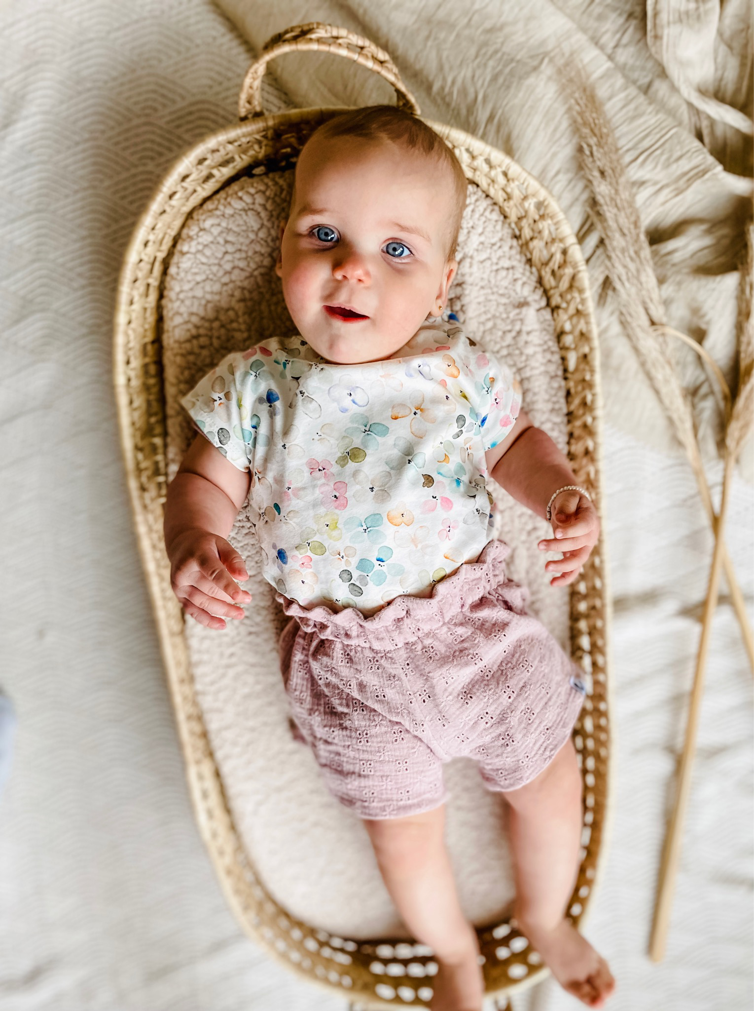 Shorts culottes dusty pink