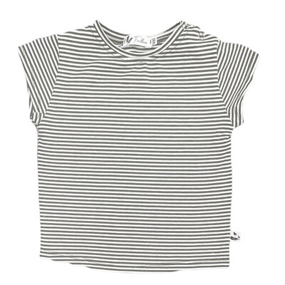 Shirt small stripes dark forest