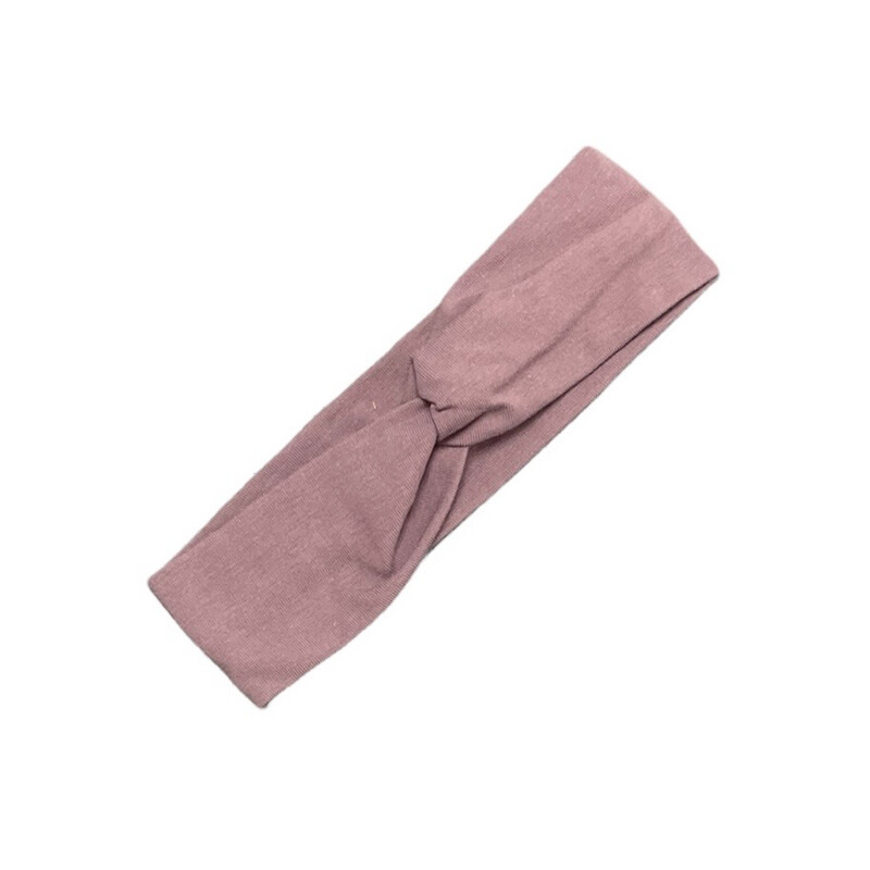 Twisthaarband mauve 