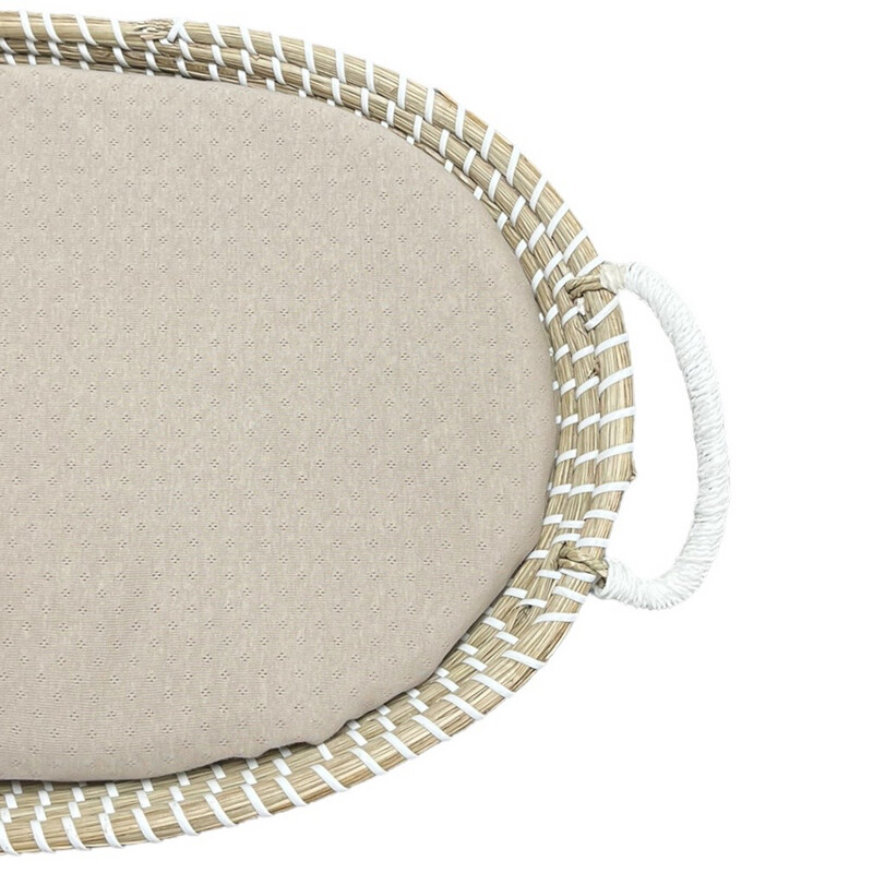 Matrashoes mozes verschoonmand pointelle dark beige 