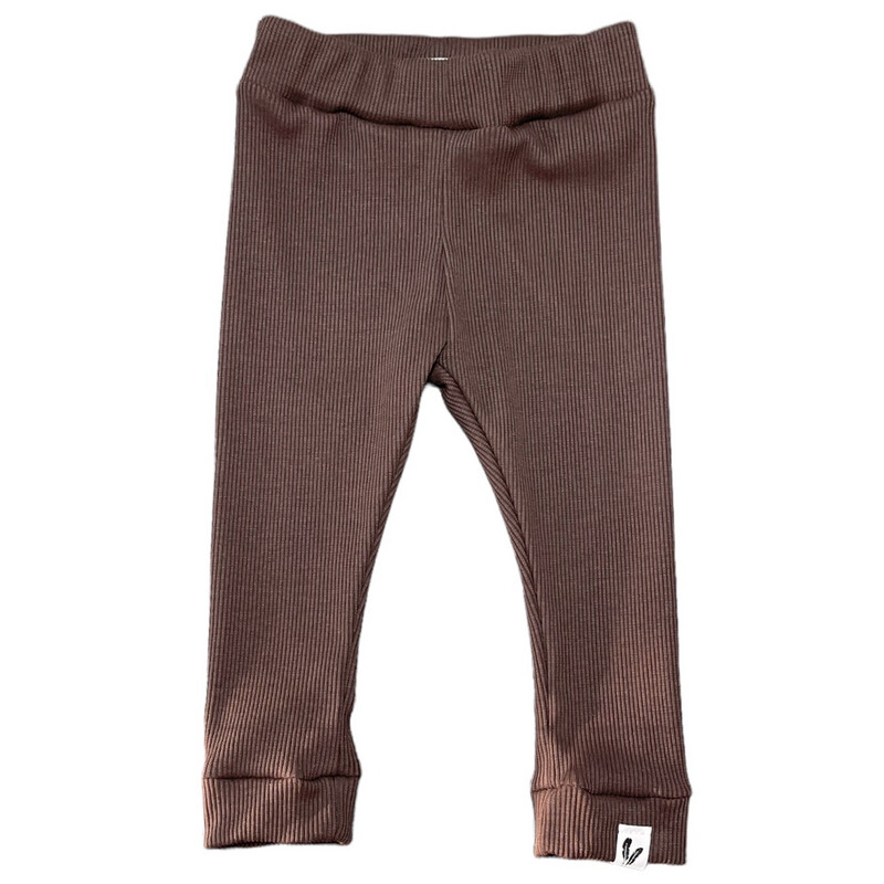 Broekje rib jersey mocha