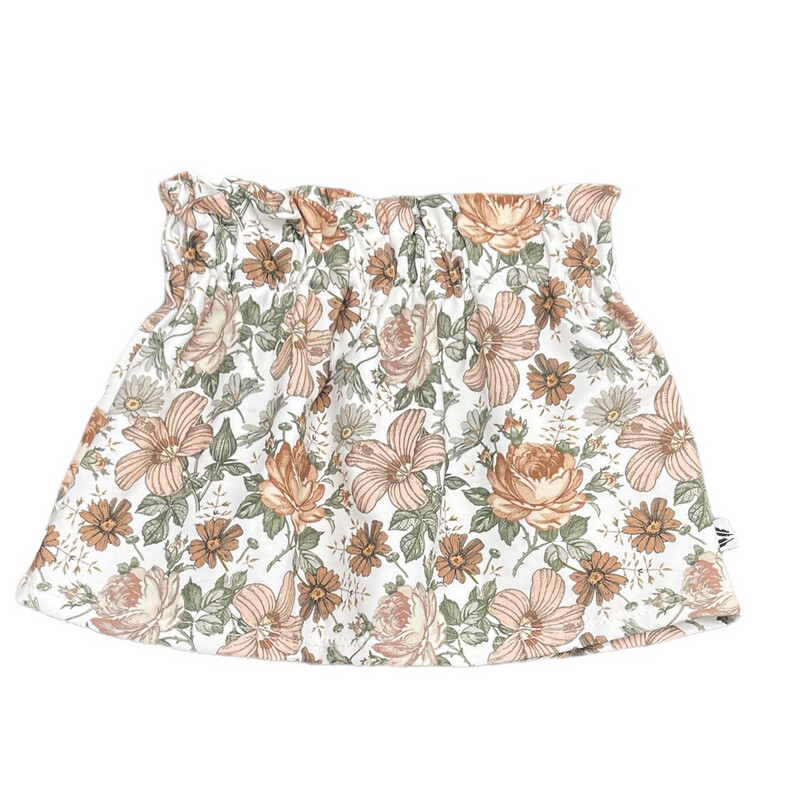 Rokje english garden peach 