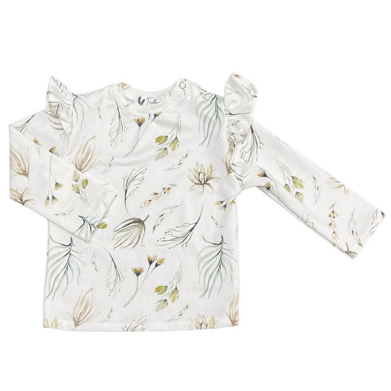 Longsleeve ruffle bohemian 