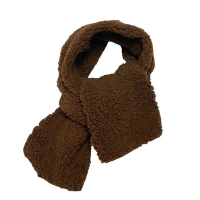 Sjaal teddy brown