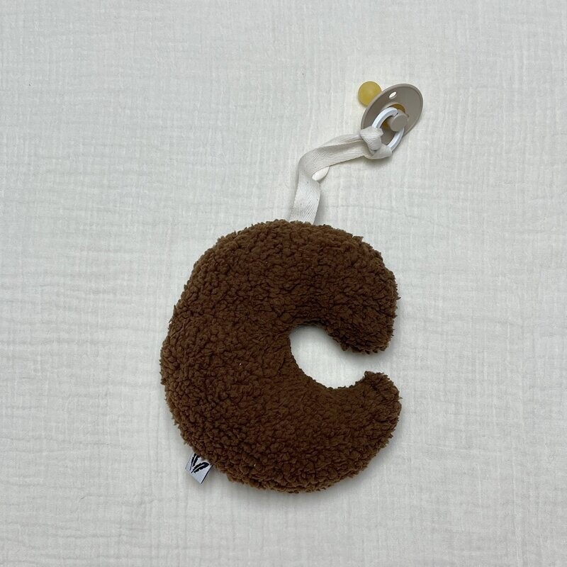 Speenknuffeltje “To The Moon” brown
