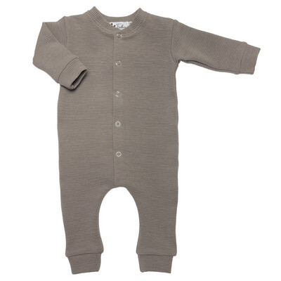 Boxpakje rib taupe
