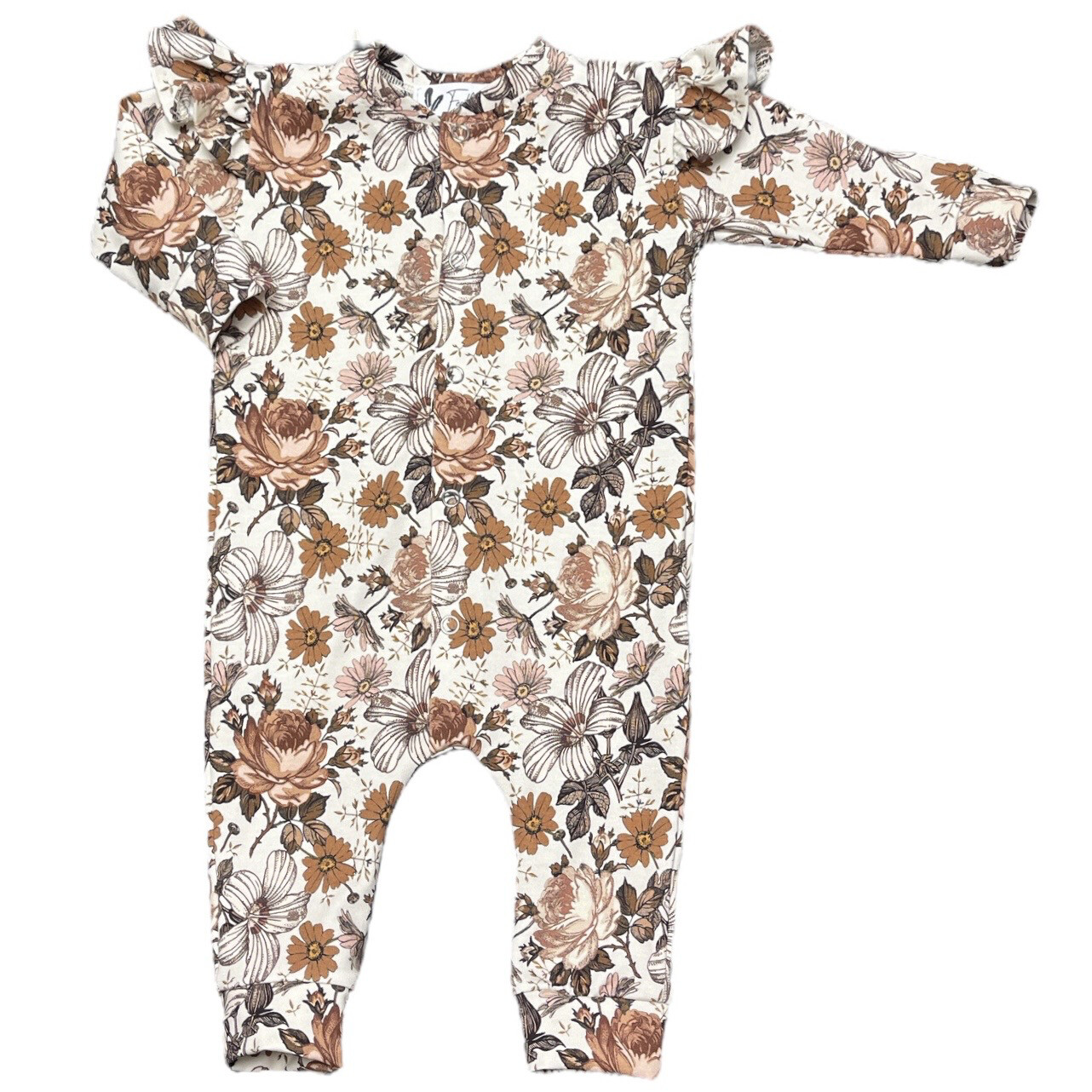 Boxpakje ruffle english garden brown