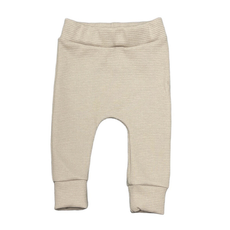 Newborn jogger waffle dark beige 