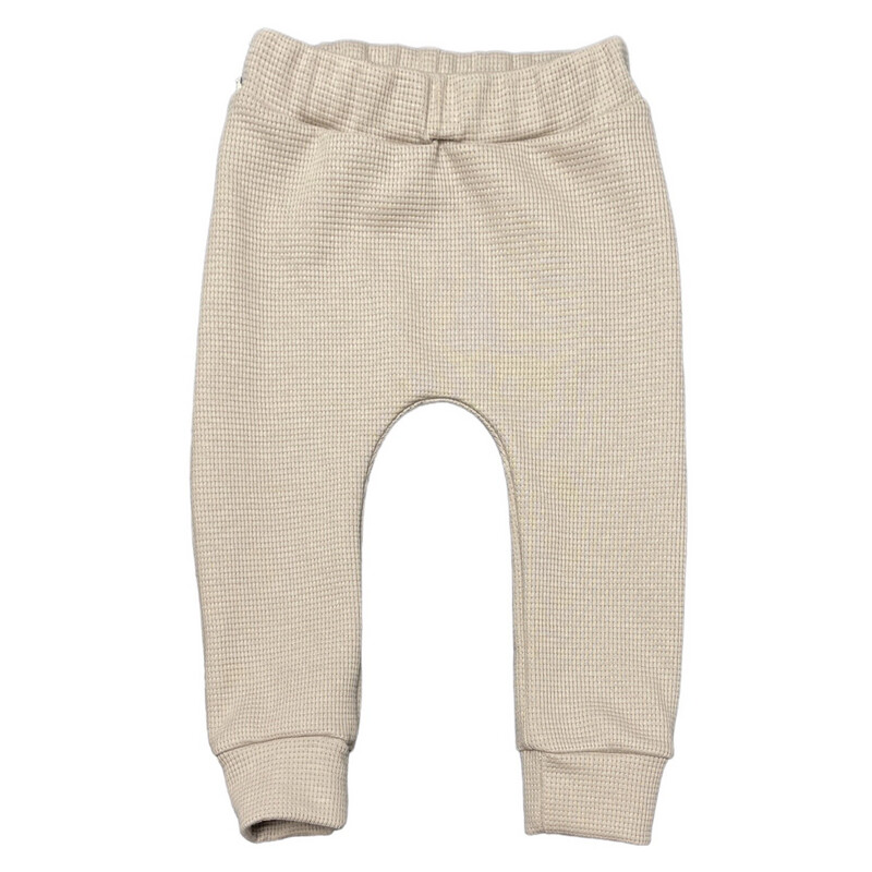 Jogger waffle dark beige