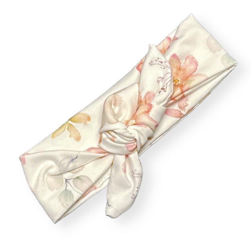 Knoophaarband painted flower