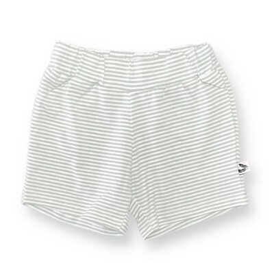 Shorts small stripes baby blue