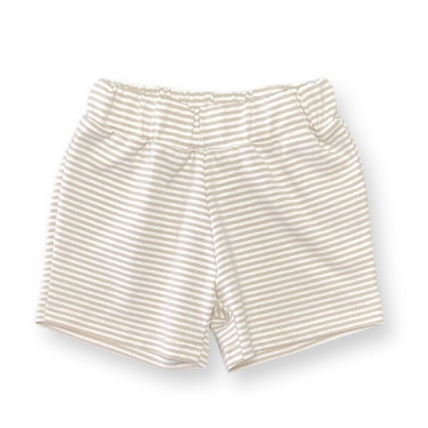 Shorts small stripes ivory