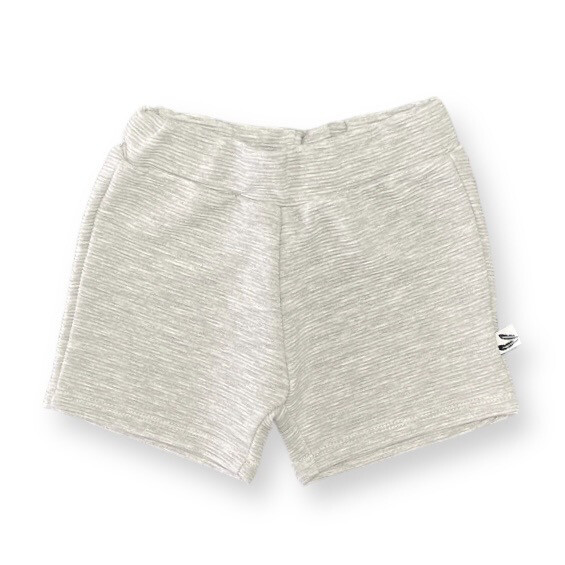 Shorts rib light grey melange