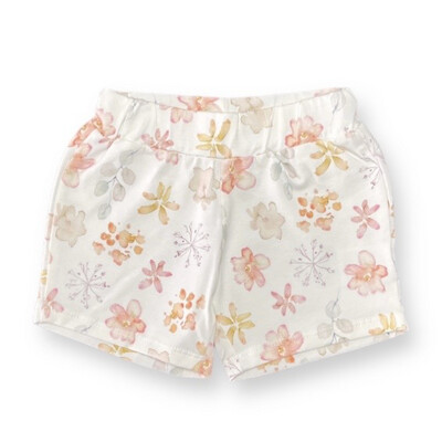 Shorts painted flower