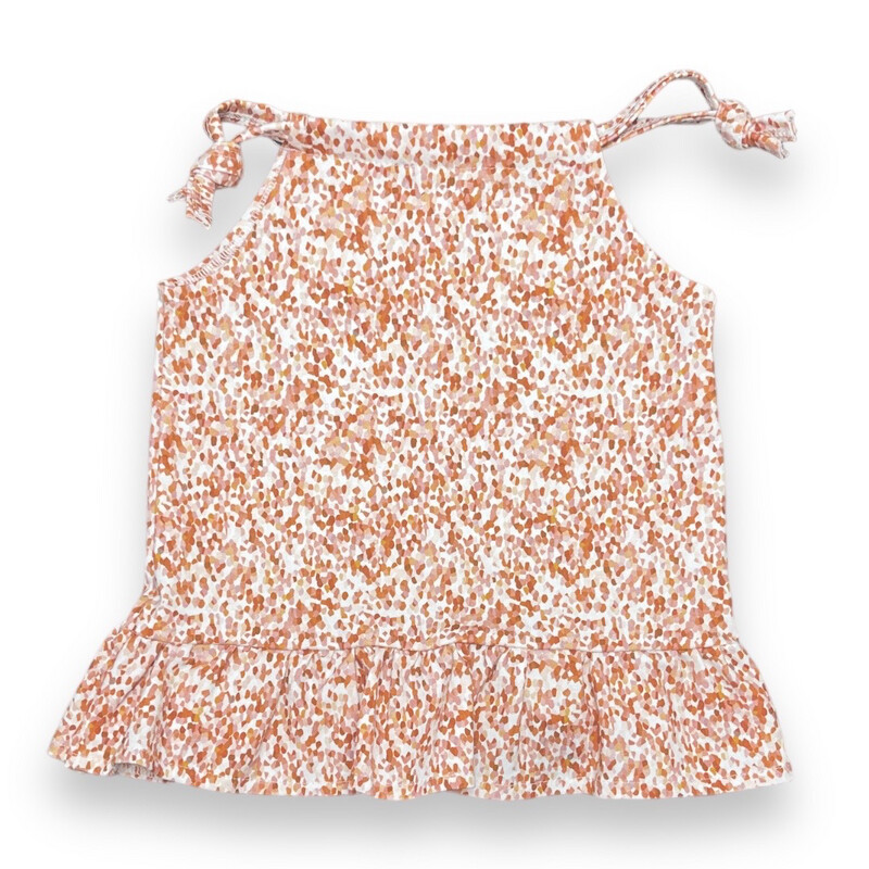Zomerjurkje confetti burnt orange