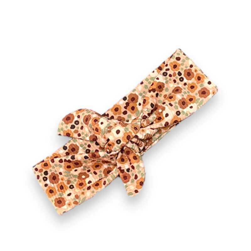 Knoophaarband cute flowery