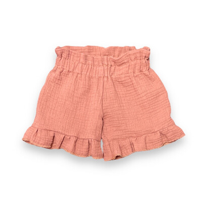 Shorts culottes ruffle hydro clay pink