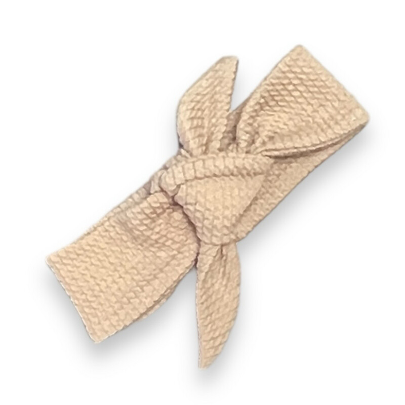 Knoophaarband cable beige