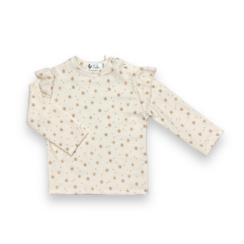 Longsleeve ruffle starflower