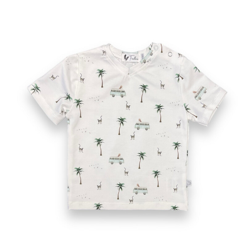 Shirt V-neck animal vacation