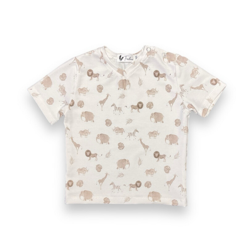 Shirt V-neck safari
