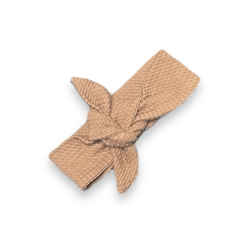 Knoophaarband cable cacao