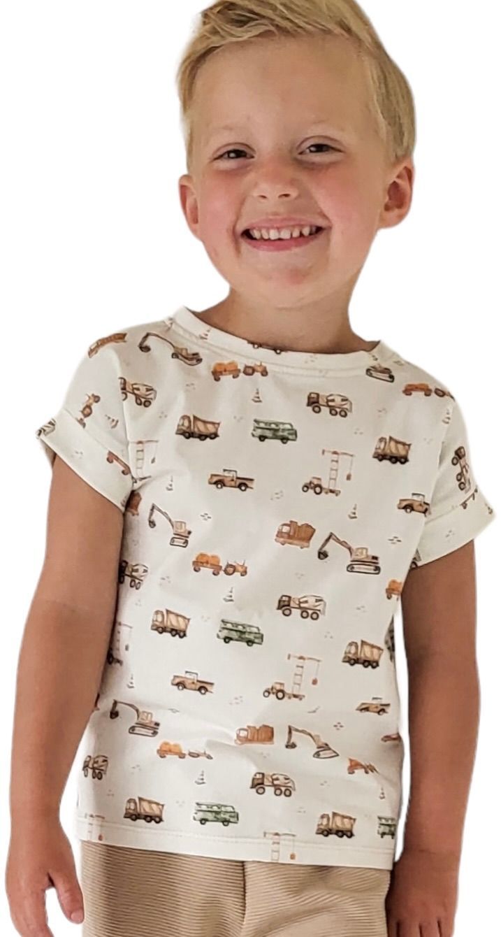 Shirt construction vehicle