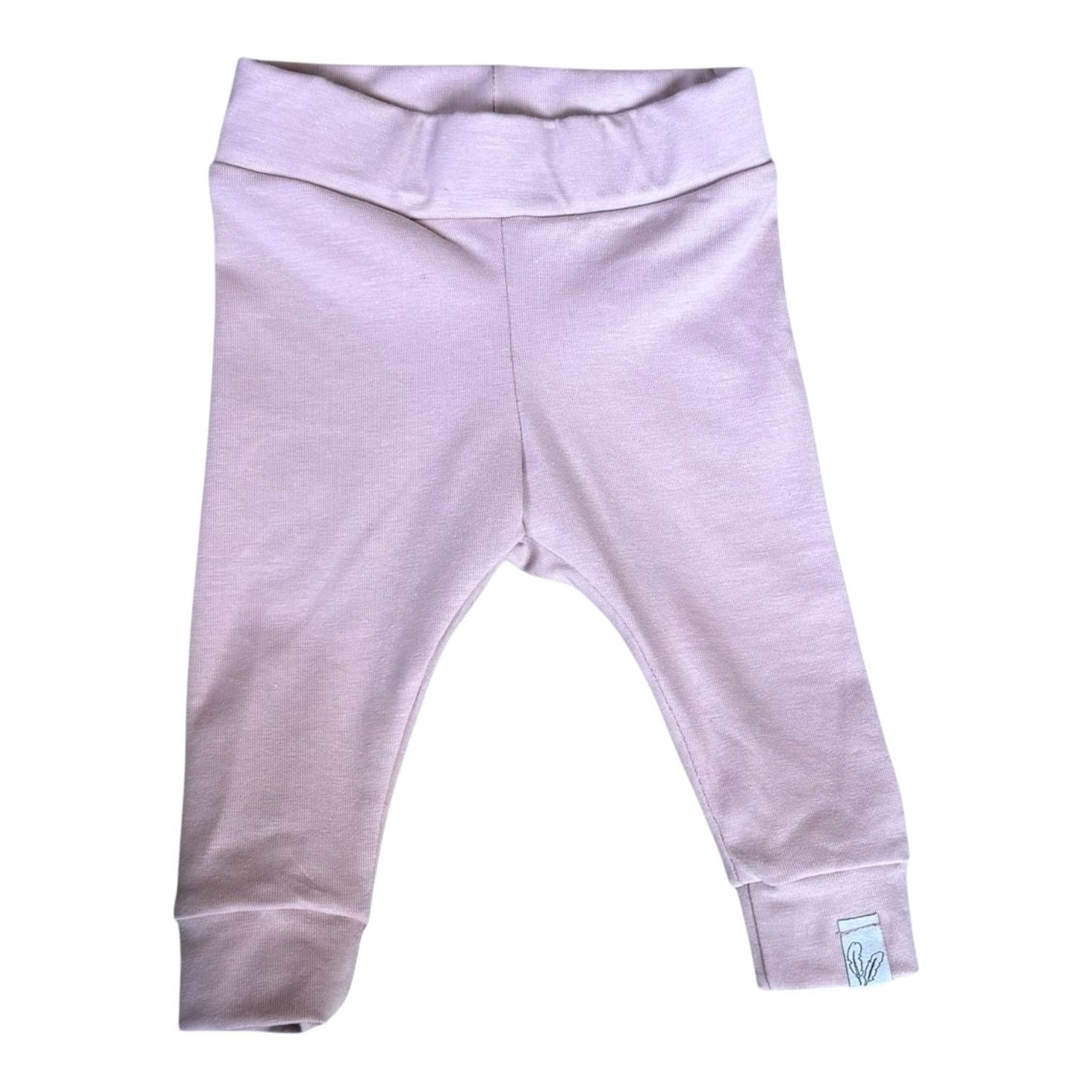 Newborn broekje jersey old pink