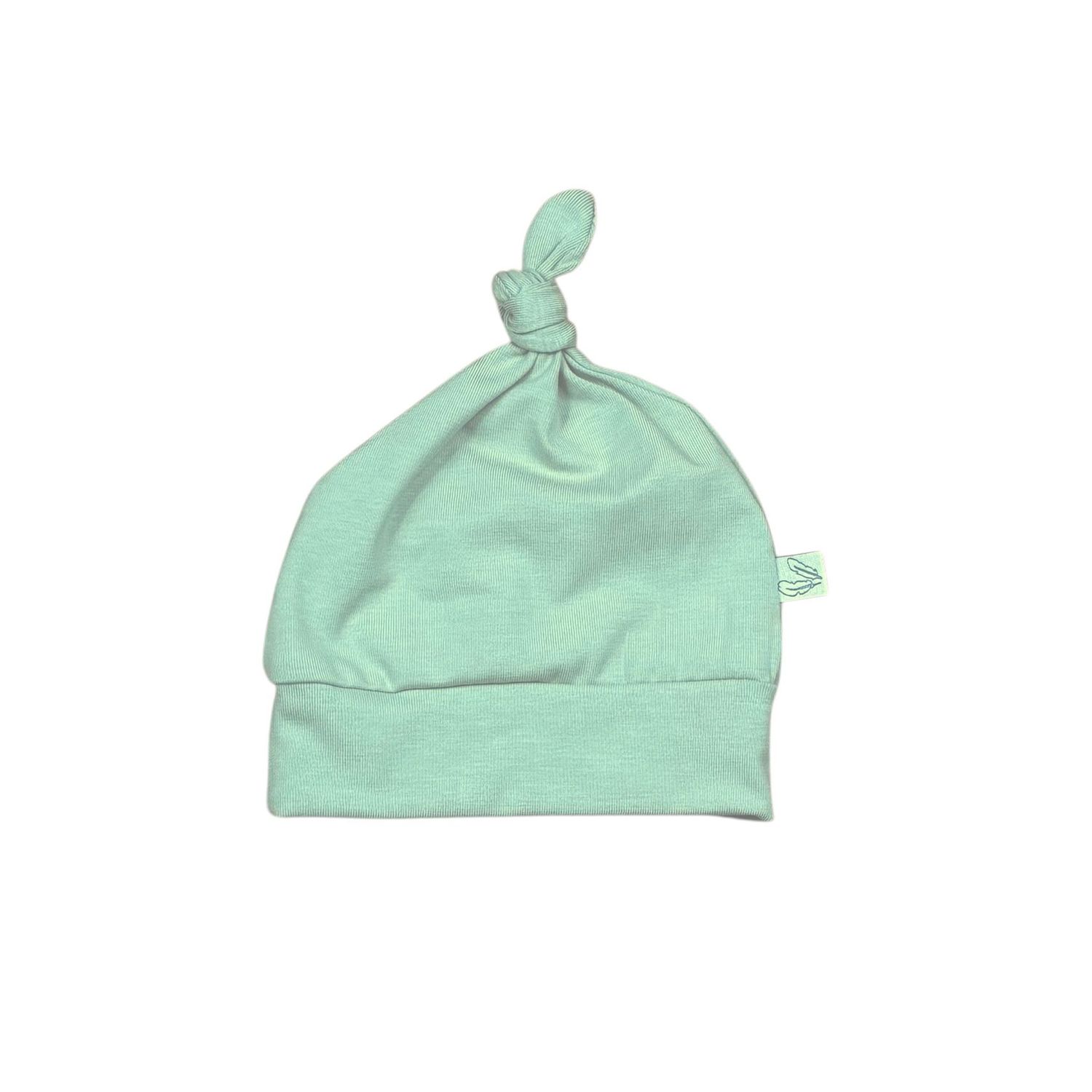 Knoopmutsje jersey dusty green