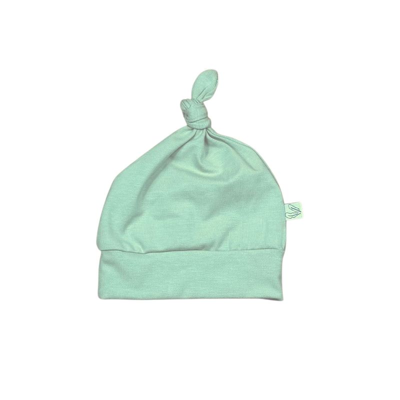 Knoopmutsje jersey dusty green
