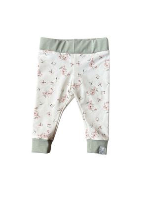 Broekje combi cherry blossom/sea green