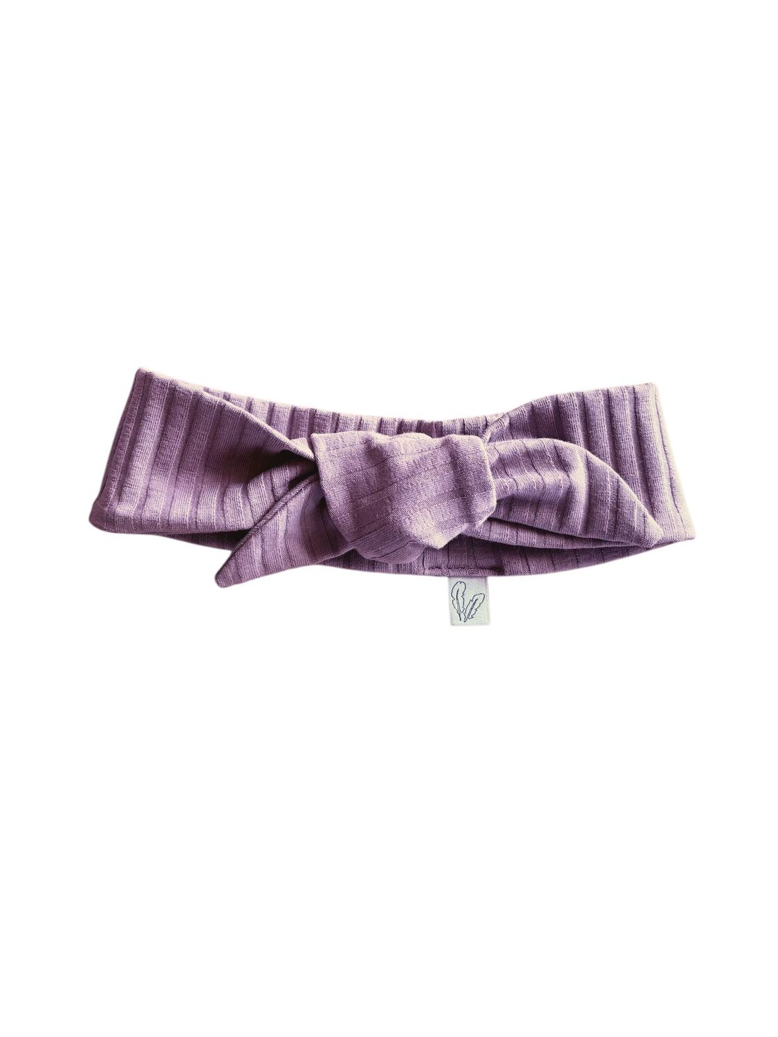 Knoophaarband Wide rib jersey Mauve