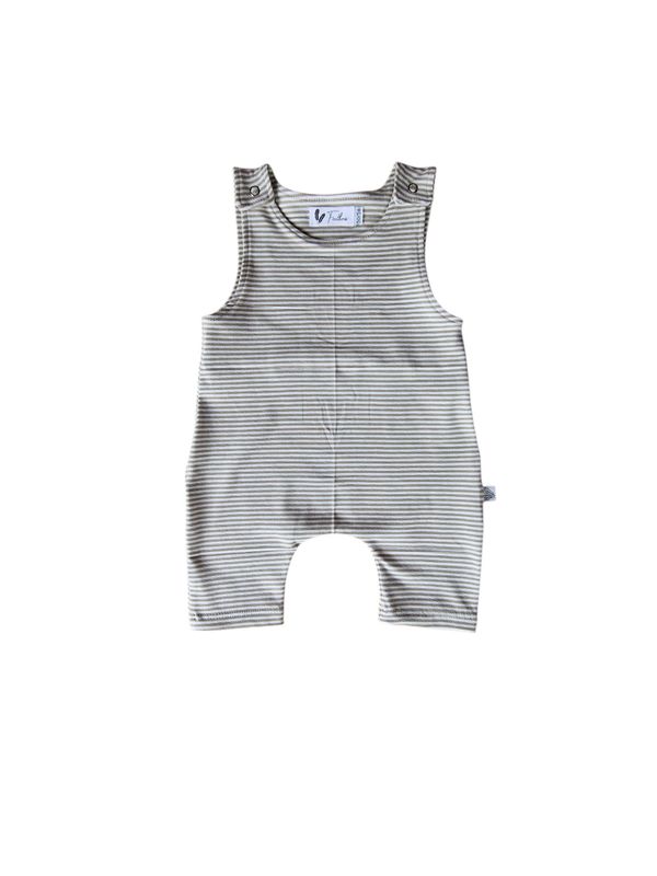 Jumper kort Small stripes sage